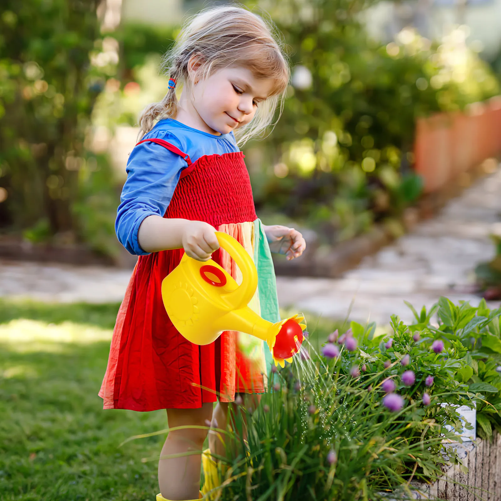 

2 шт. пластиковые лейки для кур, развивающие цветовосприятие, творчество, воображение и социализацию, развивающий подарок для детей
