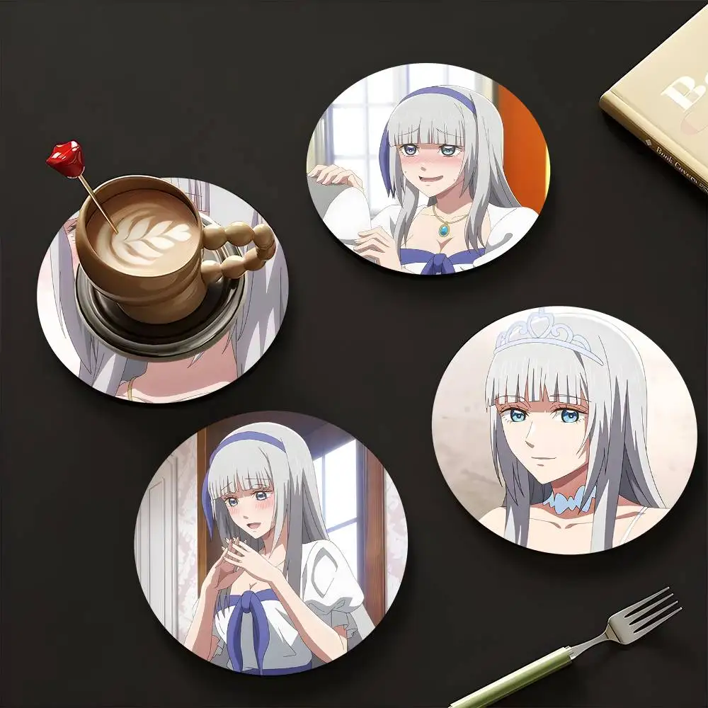 1pc Mylene Rapha Holfort Anime characters Wooden Coaster Colour Printing Cup Mat Home Desk Decoration Gifts