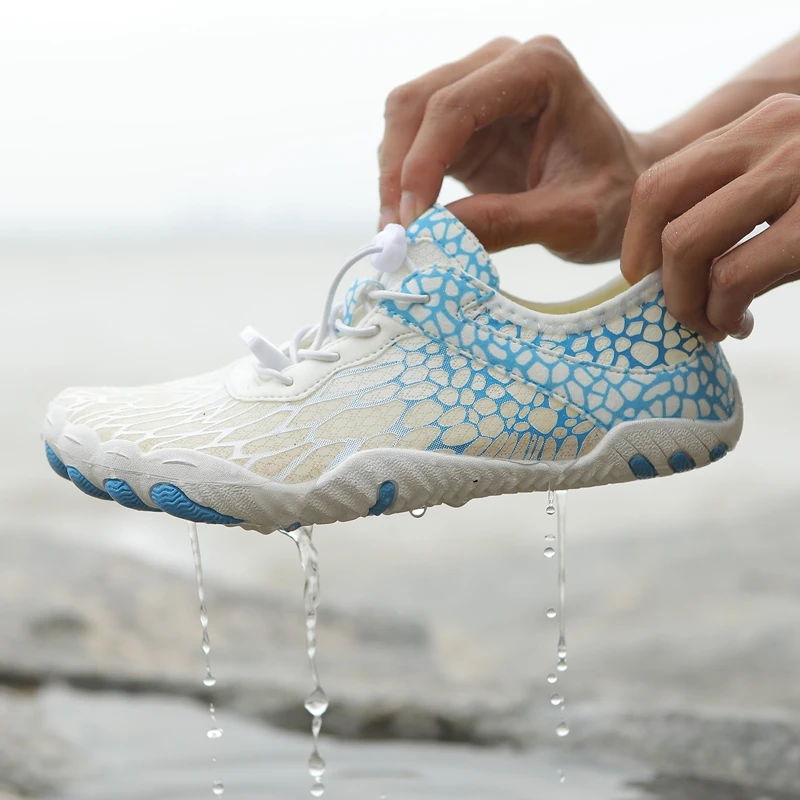 

Сверхлегкая обувь для воды, мужская уличная нескользящая обувь для воды, женские дышащие кроссовки босиком, обувь для плавания по течению