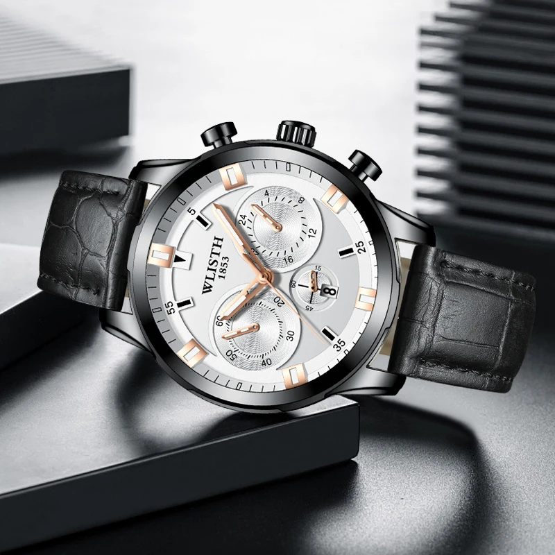 핫 패션 남성 시계 스테인리스 스틸 시계 남성용 창의적 패션 발광 시계 남성 캐주얼 손목시계 비즈니스