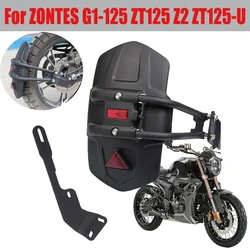 For ZONTES G1-125 ZT125 Z2 ZT125-U U1 125-G1X U125 Accessories Motorcycle Rear Fender Mudguard Mudflaps Rear Wheel Guard Cover