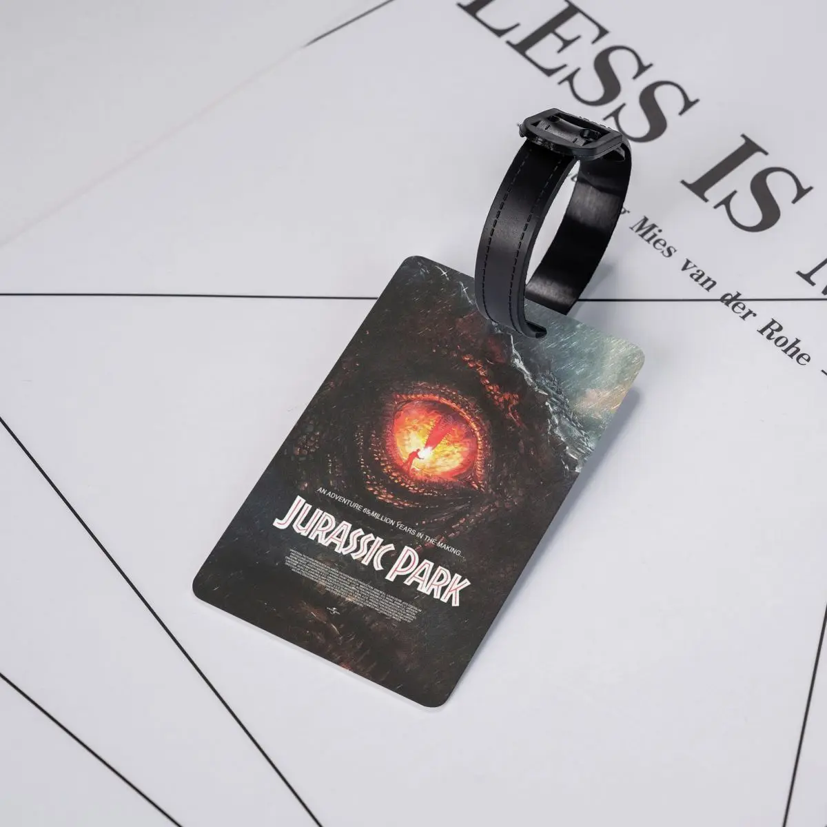 

Бирки для багажа «Мир Юрского периода», аксессуары для чемоданов, этикетки для путешествий, держатели для багажных бирок, идентификационные бирки с именем и адресом