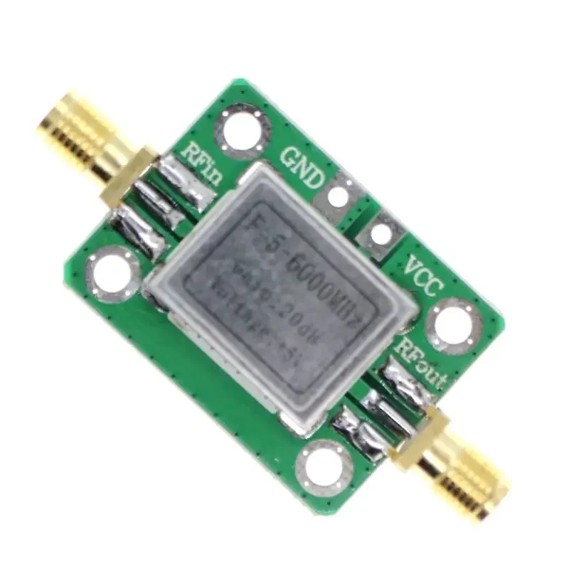 

1PCS X 5-6000MHz RF Gain 20dB Gain Broadband Signal Power Amp Amplifier Board 5M-6GHz DC 5V 85mA Module Board