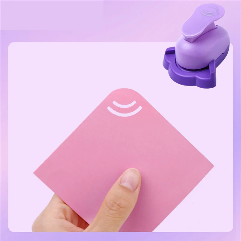 AB97-Double Corner Craft Punch Curve DIY Hole Punch Paper Cutter Embossing Scrapbook