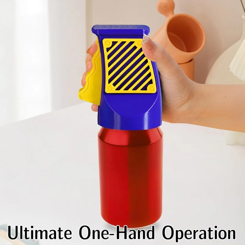 3D Printed Soda Can Opener – Open Beer and Soda Cans with One Hand, Ergonomic Handle, Easy To Use, Nail-friendly Tool