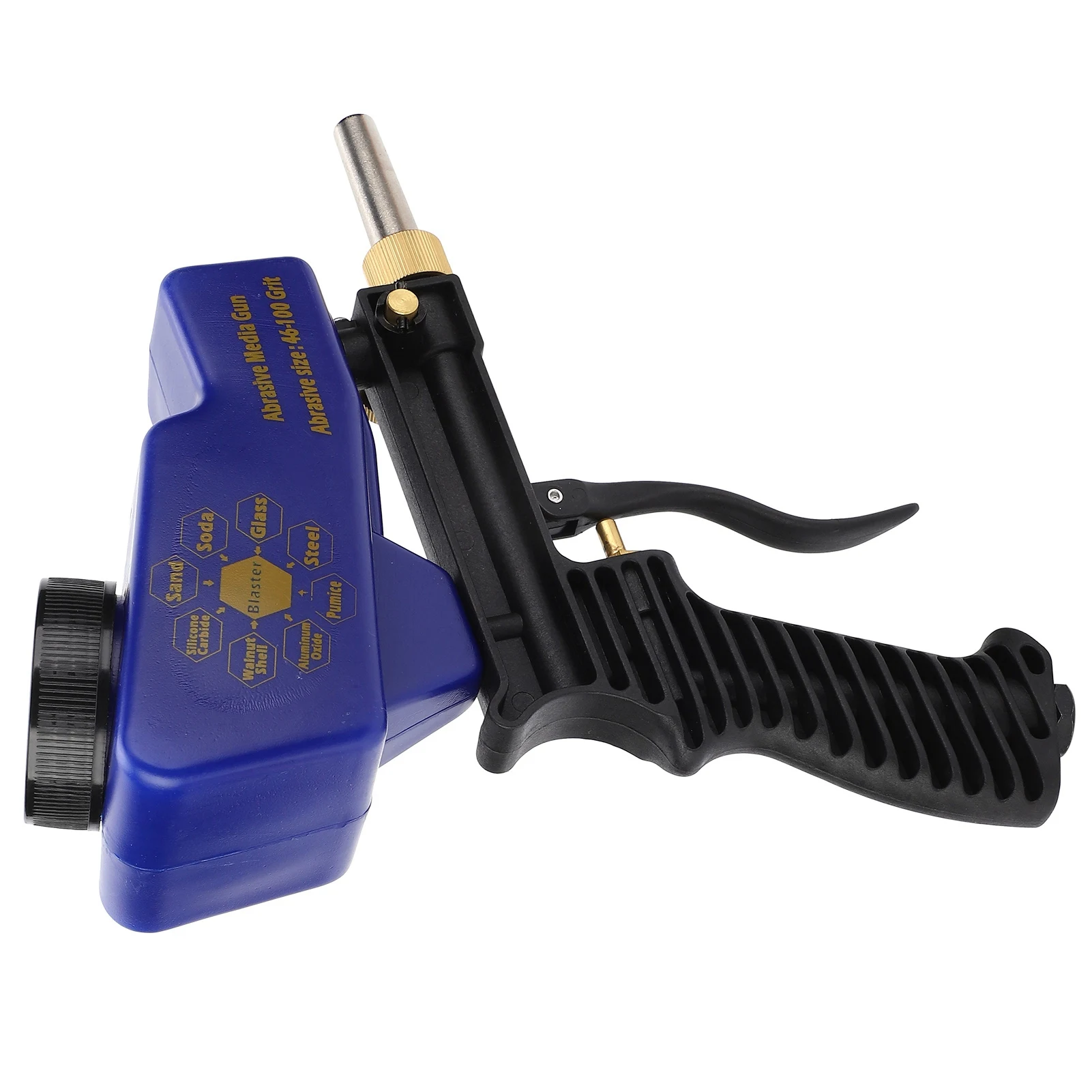 Gravity Feed Sandblasting Gun Air Sand  Spray Handheld Tool 70‑150 PSI 6000RPM Pneumatic  Gun Air Sand  Gun