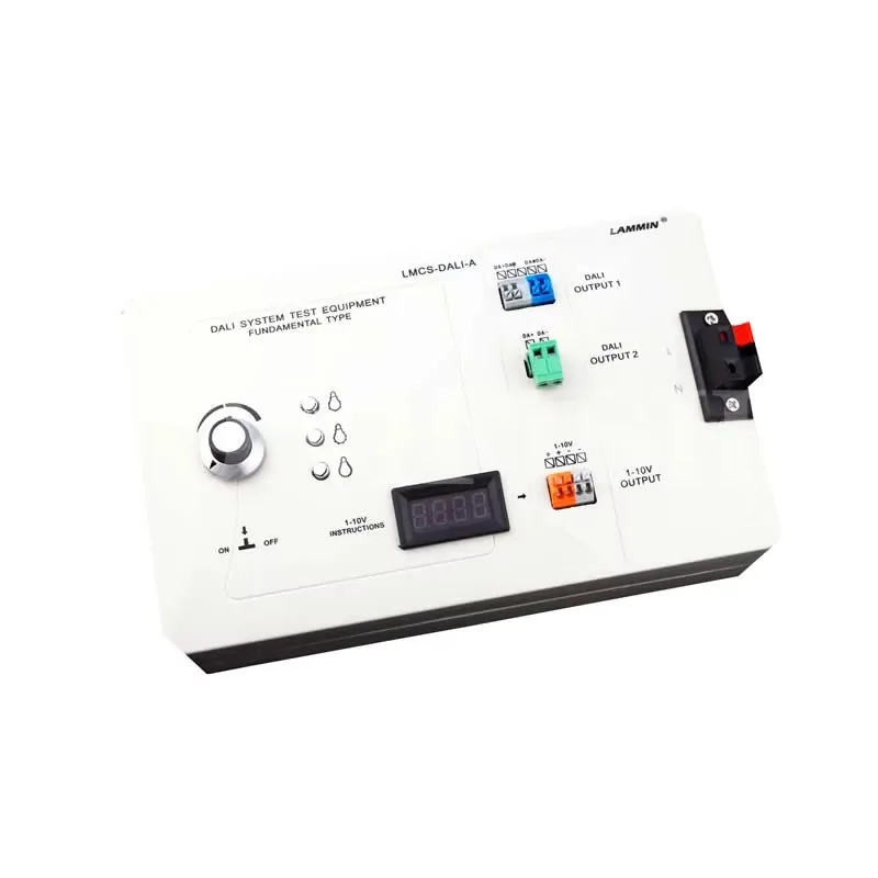 DALI Tester Dimming Signal Generator 1-10V Dimming Knob DALI Bus Power Supply Lighting Control Tool