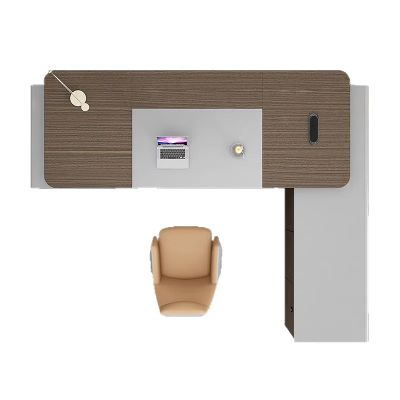 Premium Senior Light Luxury President Taipan Desk Boss Desk Manager Supervisor Paint Office Furniture