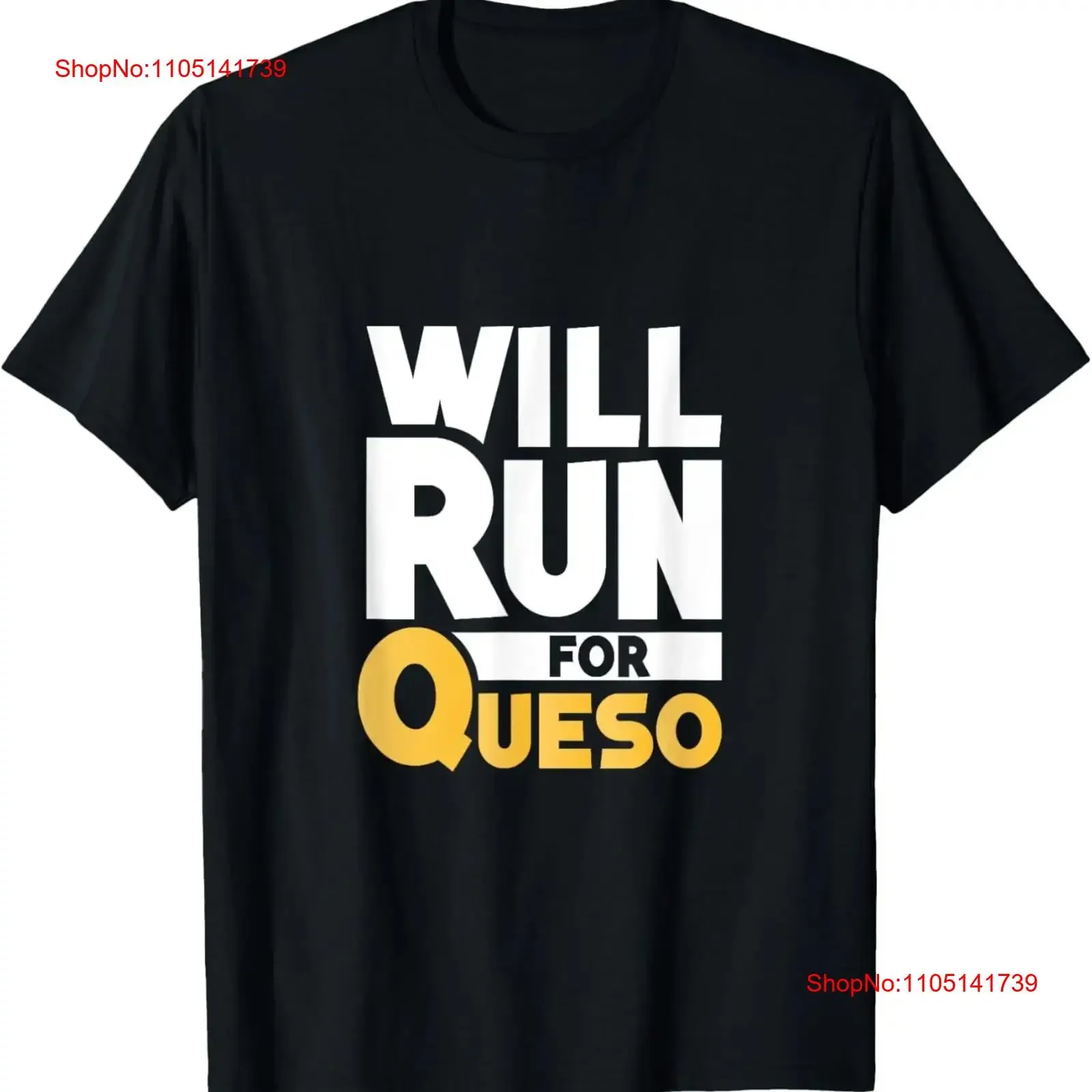 Will Run For Queso divertido queso Dip amante mexicano s camiseta vintage lavado Unisex estirado gráfico Casual transpirable versátil