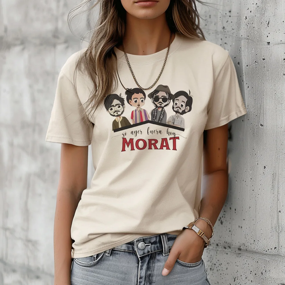 Camiseta de Morat para mujer, camiseta de diseñador japonés Y2K, ropa divertida para niña