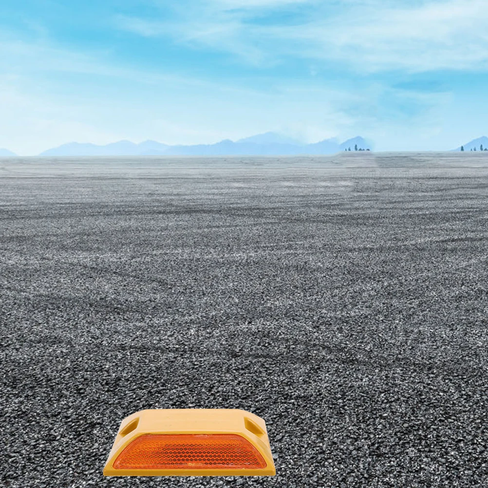 عاكس الطريق مسمار السلامة البلاستيك عاكس الرصيف علامة الرؤية الليلية درب علامة عاكسات الطريق السريع