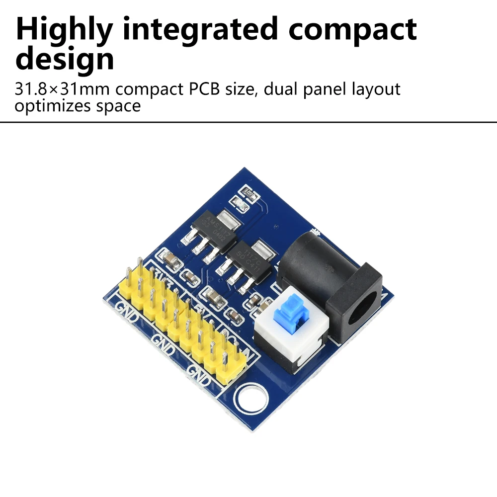 2/5PCS 3.3V 5V 12V Multi Output Voltage Conversion DC-DC 12V to 3.3V 5V 12V Step Down Power Supply Module