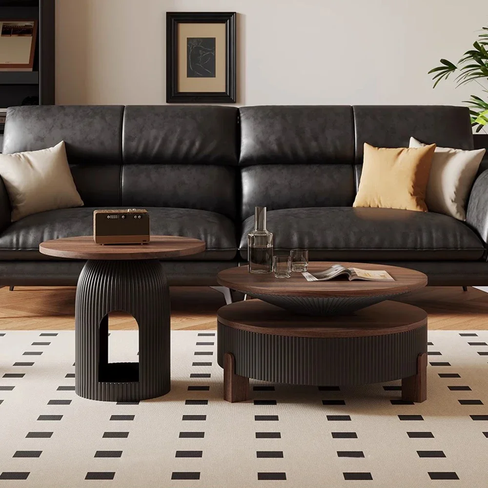 

Modern Round Living Room Coffee Tables Design Aesthetic Oval Unique Coffee Tables Minimalist Glam Stoliki Kawowe Home Furniture