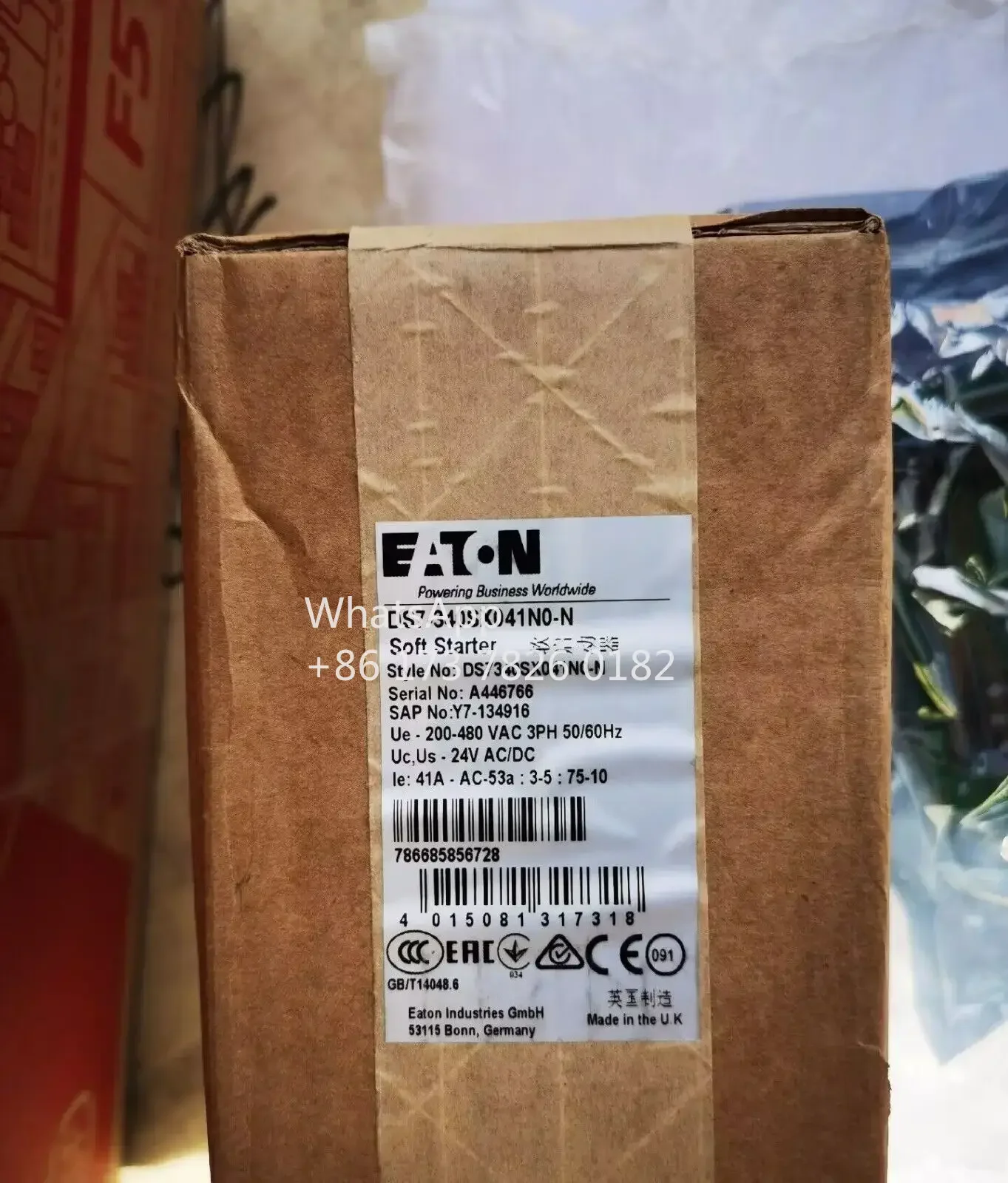 EATON   DS7-340SX041N0-N  SOFT STARTER  NEW IN BOX