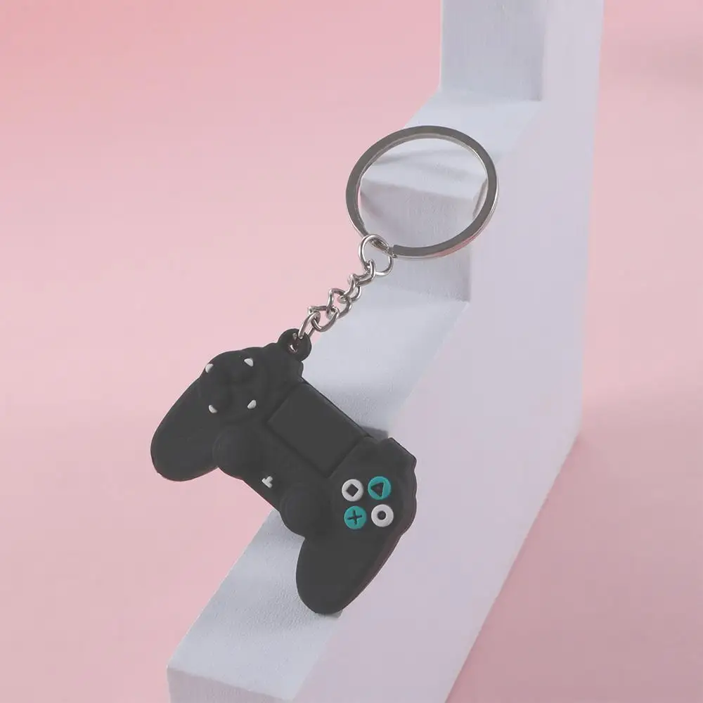Pendant Men and Women Couple Key Chain Simulation Game Keychain Gamepad Keychain Video Game Handle Keyring Joystick KeyChain