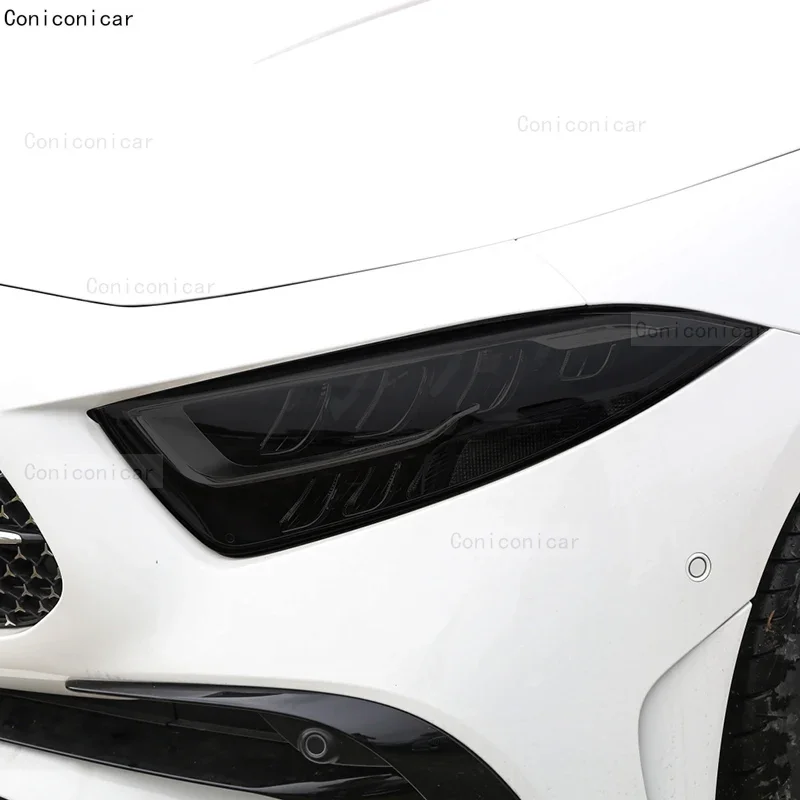 سيارة العلوي طبقة رقيقة واقية الضوء الخلفي ملصق أسود شفاف لمرسيدس بنز CLS الفئة W218 C257 AMG 2012-2023 PPF #5