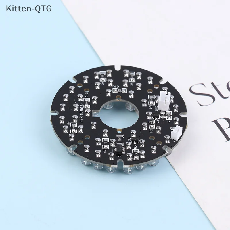 NEW 48pcs-LED 850NM Illuminator IR Infrared Board Night Vision Light Lamp For 50 CCTV Surveillance Camera Housing Diameter 60MM