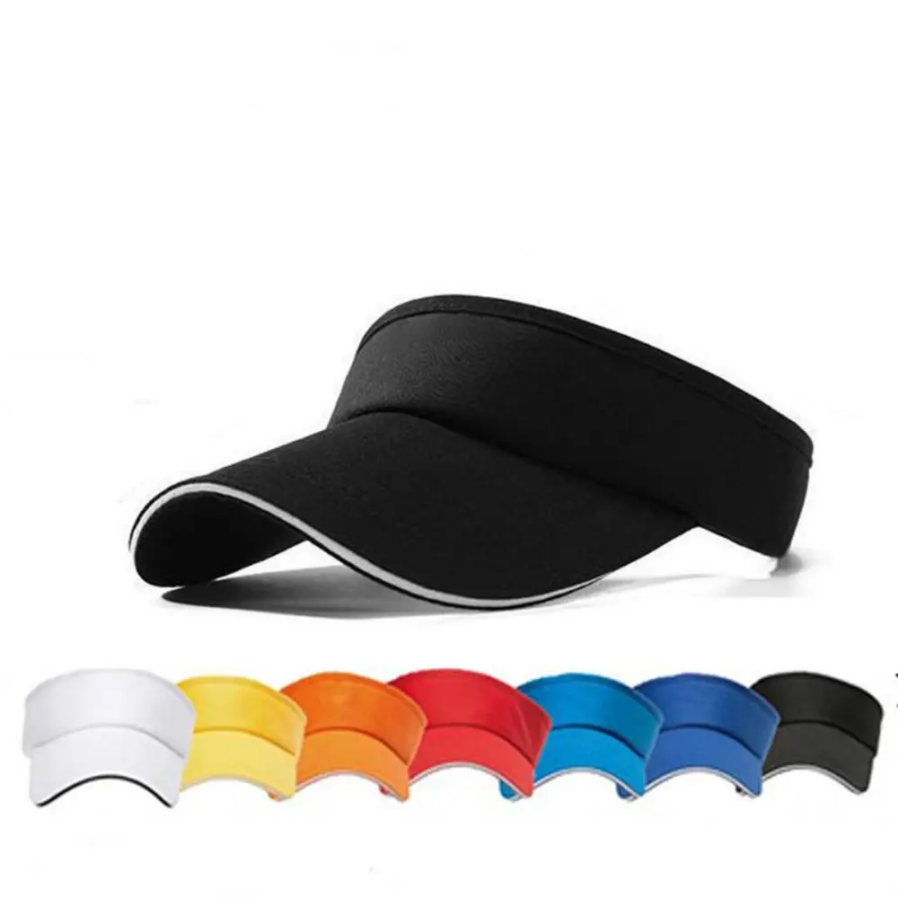 

Empty Top Summer Breathable Air Sun Hats Sun Visor Adjustable Tennis Sunscreen Cap UV Protection Comfortable Running Cap Summer