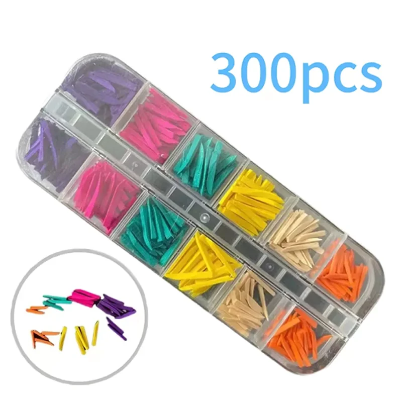 Cales en bois profilées pour la domination du poulet dentaire, composite interdentaire, coin en bois, matériau dentaire, 300 pièces