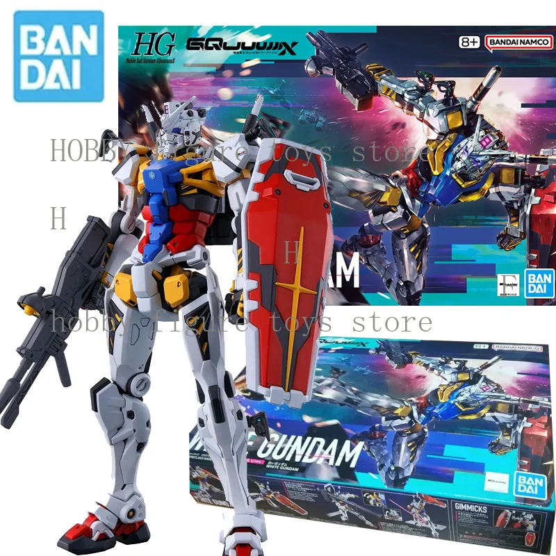 バンダイ-ガンダム-モビルスーツ-正規品-hg-gqx-rx-78-02-ホワイトガンダム-アクションフィギュア-おもちゃ-モデル-装飾ギフト-コレクター男性向け