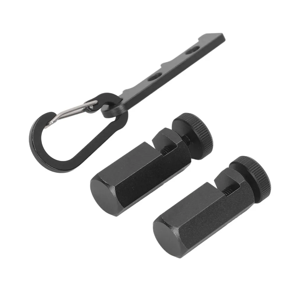 Aluminum Alloy Stair Gauges Non Slip Black Stair Gauge Knobs With Holder Carabiner Included Framing Square Attachments