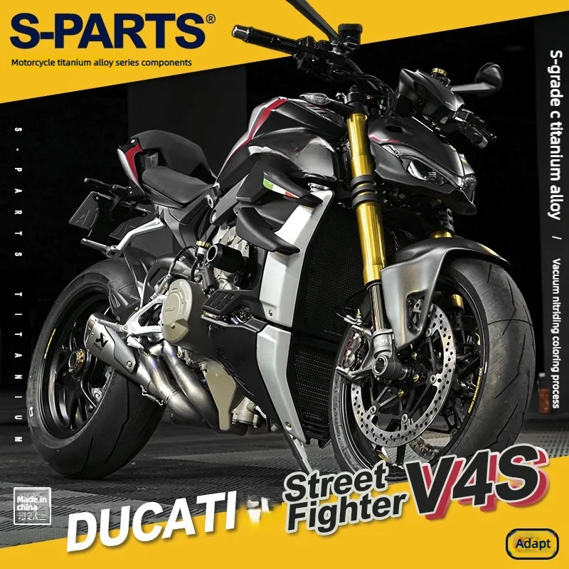 Titanium bolts for DUCATI  Streetfighter V4S motorcycle modification clutch fender caliper turn lamp Rearview Mirror bolts