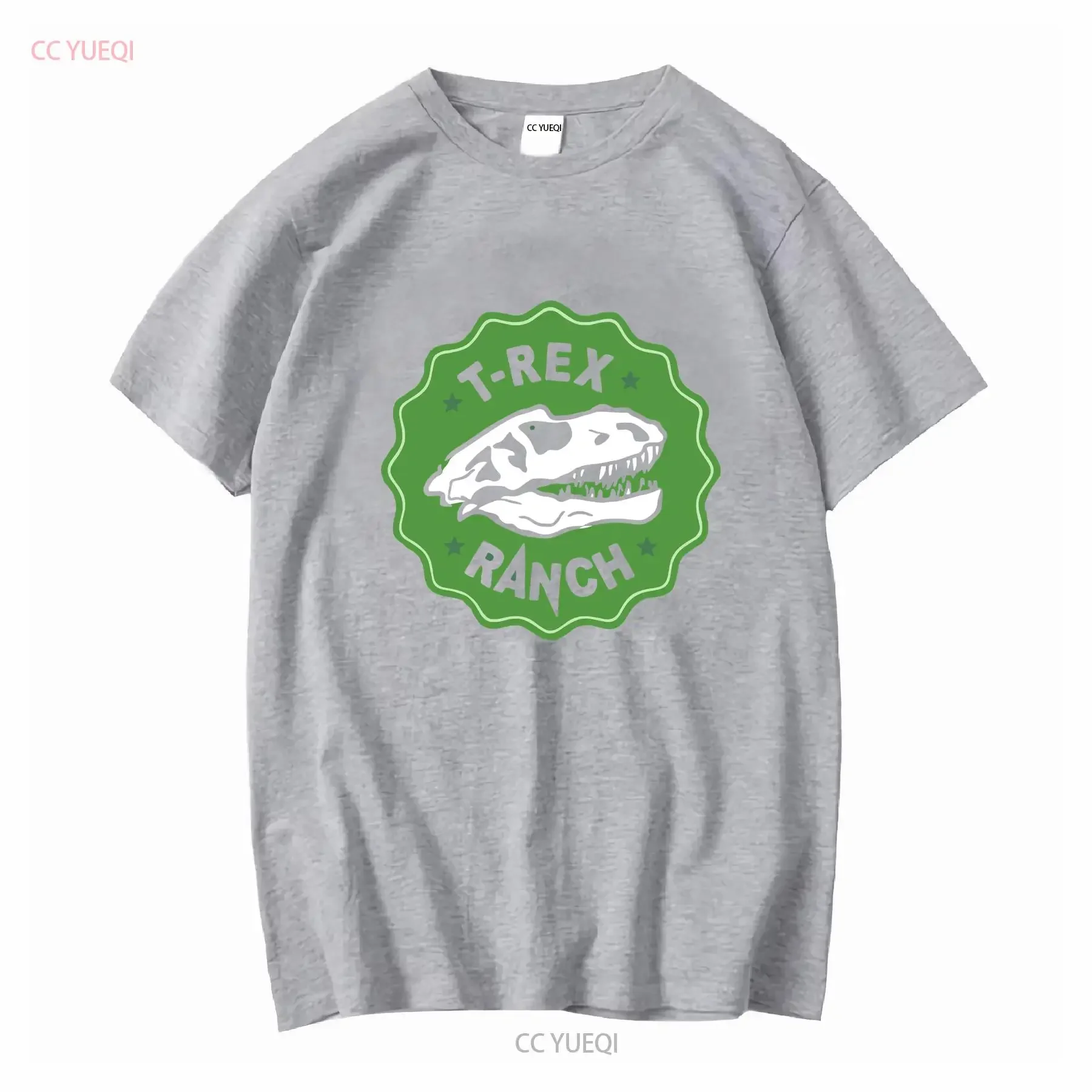 تي شيرت بارك رينجر للأطفال تي شيرت ريكس رانش ديناصور عيد الفصح وعيد الفصح عتيق مغسول ملابس الشارع جرافيك متعدد الاستخدامات ممتد