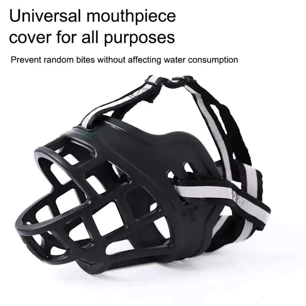 Dog Mouth Cover Dog Comfy Breathable Basket Muzzle Guard Against Bite People Eat Something Barking Medium And Large Dog Mask