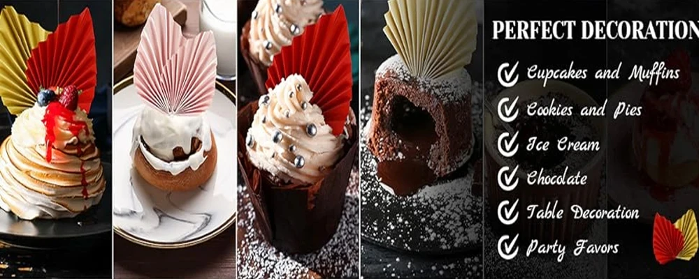 6 stücke Palm Speer Kuchen Topper Alles Gute Zum Geburtstag Palm Blatt Dekoration Kuchen Dekorieren Hochzeit Backen Dessert Tisch Party Gefälligkeiten – Detail 3
