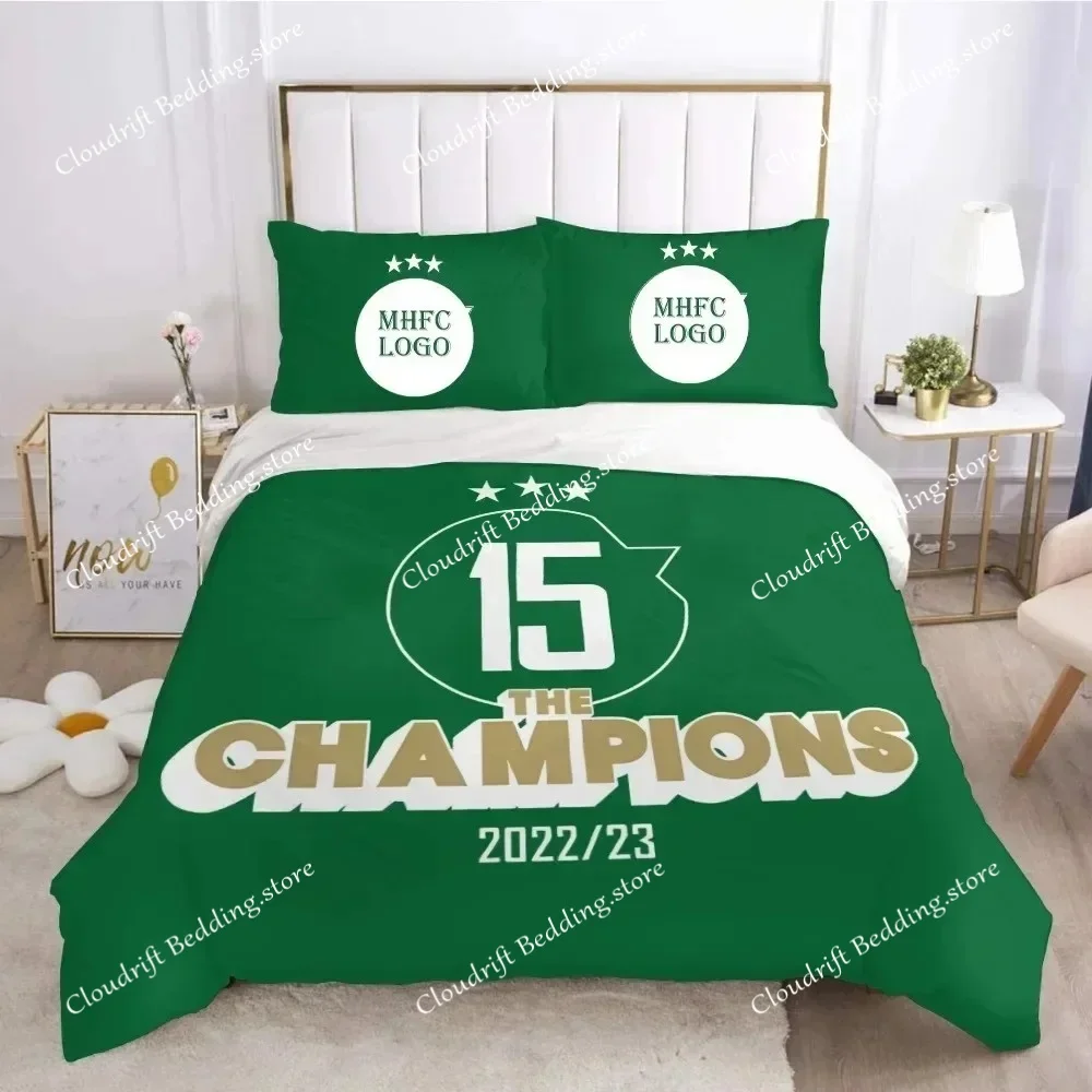 

3D Print Bedding Set Israel MHFC Maccabi - Haifa Champions 15 Duvet Cover Bedroom Single Twin King Size Quilt Cover Home Textile