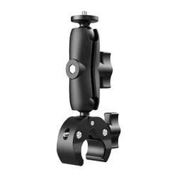 Super Clamp Action Camera Mount 360° Ballhead Magic Arm Double Ball Head Adapter with Thread for Insta360 for GoPro Camera Clip