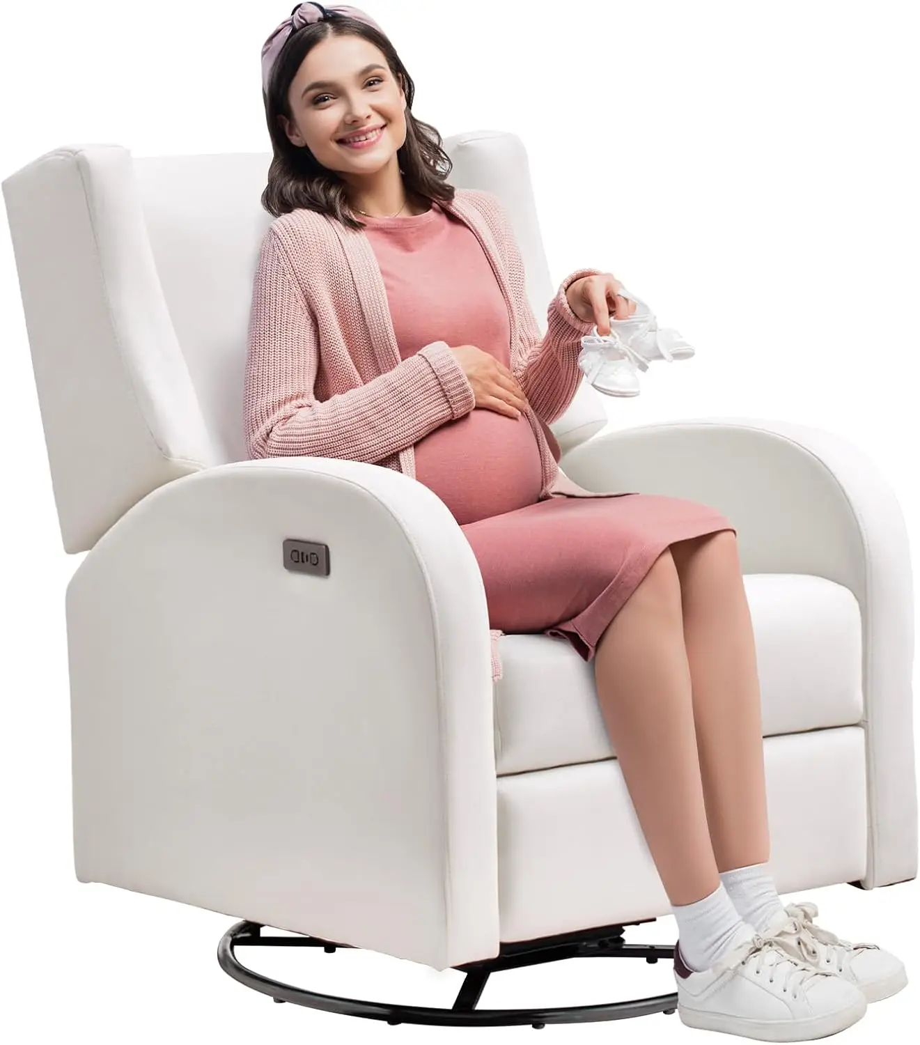 

Электронное кресло с электроприводом и поворотный планер, вращающееся кресло-планер с грузоподъемностью 250 фунтов и USB-портом