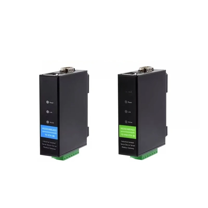 Rs232/485/422 to rj45 ethernet module serial port server for poe modbus gateway