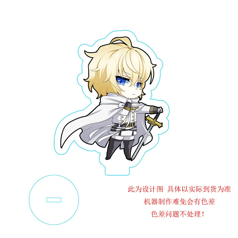 Anime Seraph of the End Yuichiro Hyakuya Shinoa Hiiragi Shiho Kimizuki 10cm Acrylic Stand Model Desktop Collection Gifts