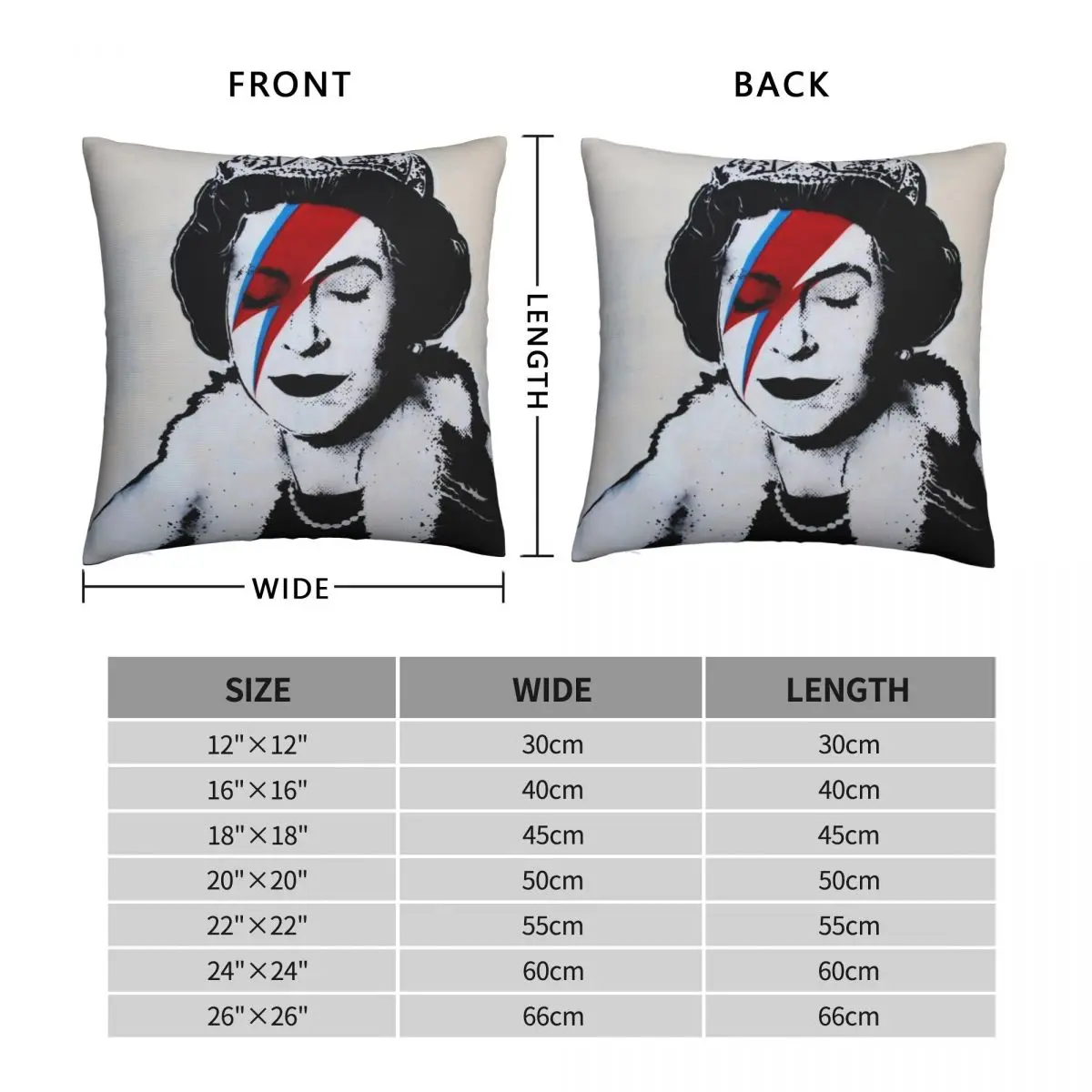 Banksy Queen Square Pillowcase Polyester Linen Velvet Pattern Zip Decorative Throw Pillow Case Home Cushion Case 18