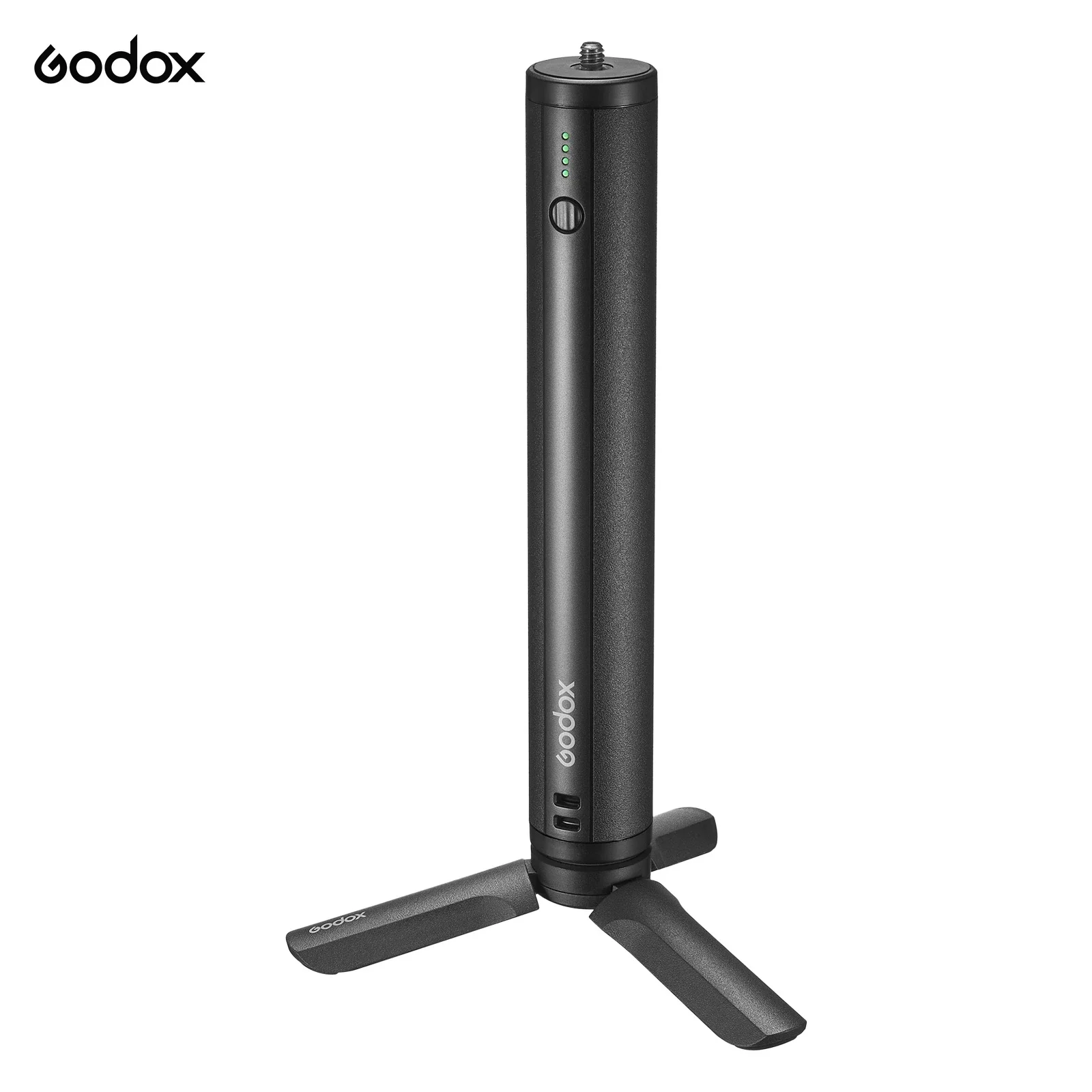 Godox BPC-01 10000mAh Charging Grip Power Bank Hand Grip USB Output & Type-C Input/Output Port for Camera Flash LED Light Phone