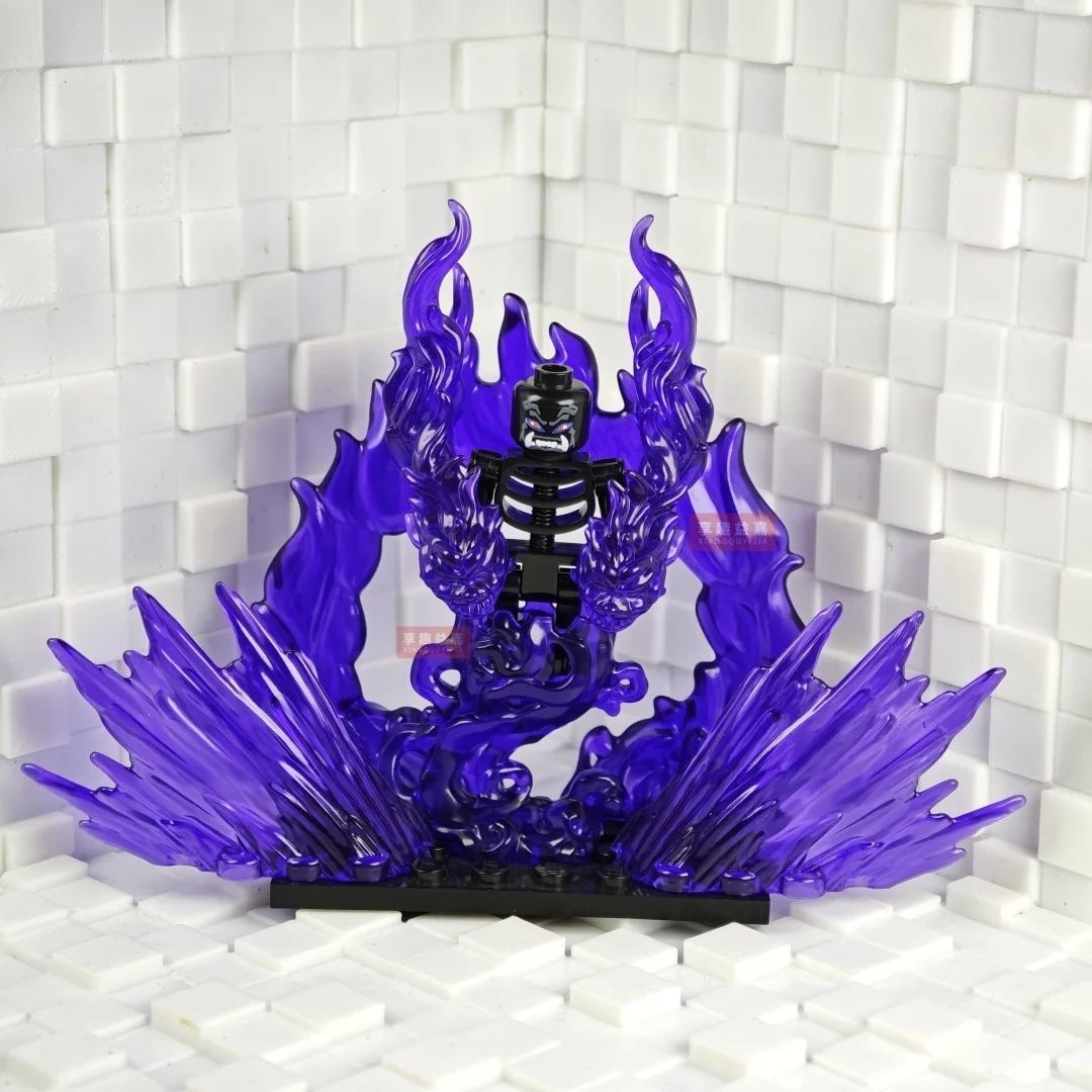 Halloween Skelett-Armee Mini-Puppe MOC Bausteine DIY Zusammengebaute Bausteine Charakter-Puppe Skelett-Pferd Ornamente Spielzeug