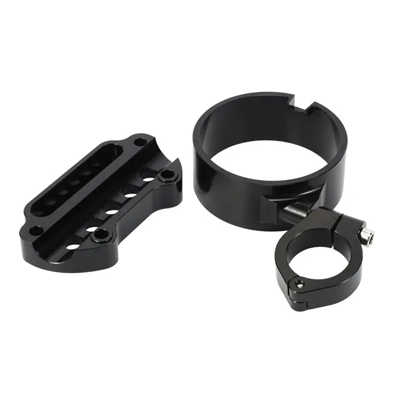 Strange 2X Motorcycle Instrument Bracket Speedometer Relocation Cover For Sportster 883 2004-2018 Side Mount Relocation Cover