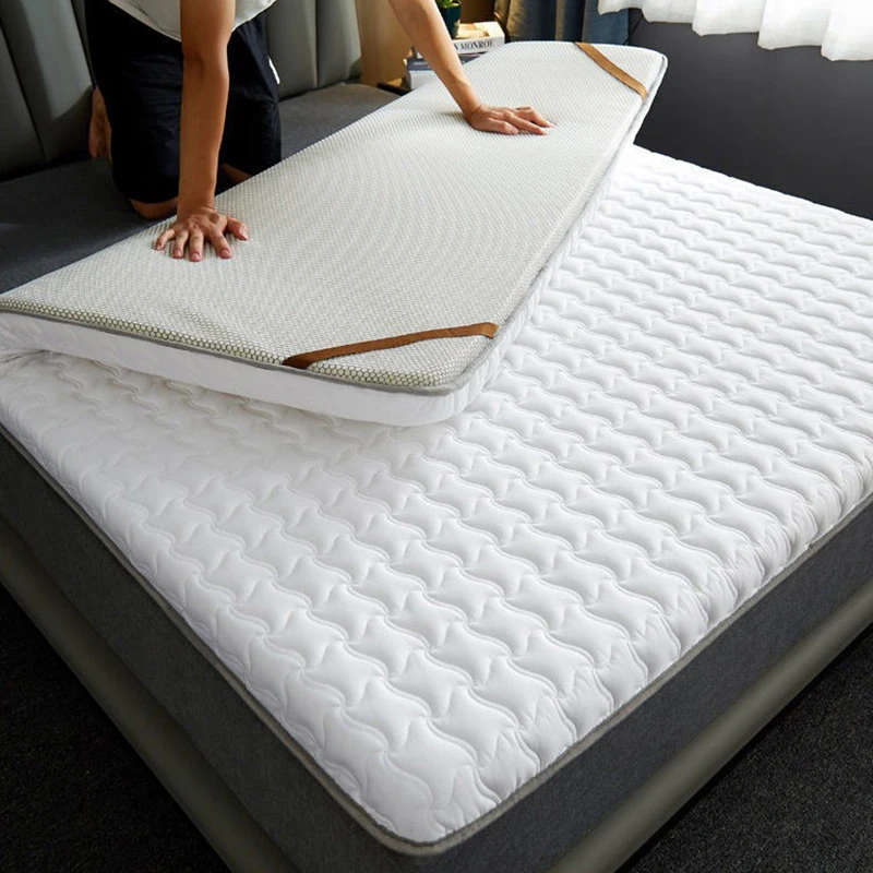 

Cotton Mattress Non-Slip Anti Mite and Anti-Bacteria Protective Pad Student Dormitory Convenient Home Outdoor Single and Double