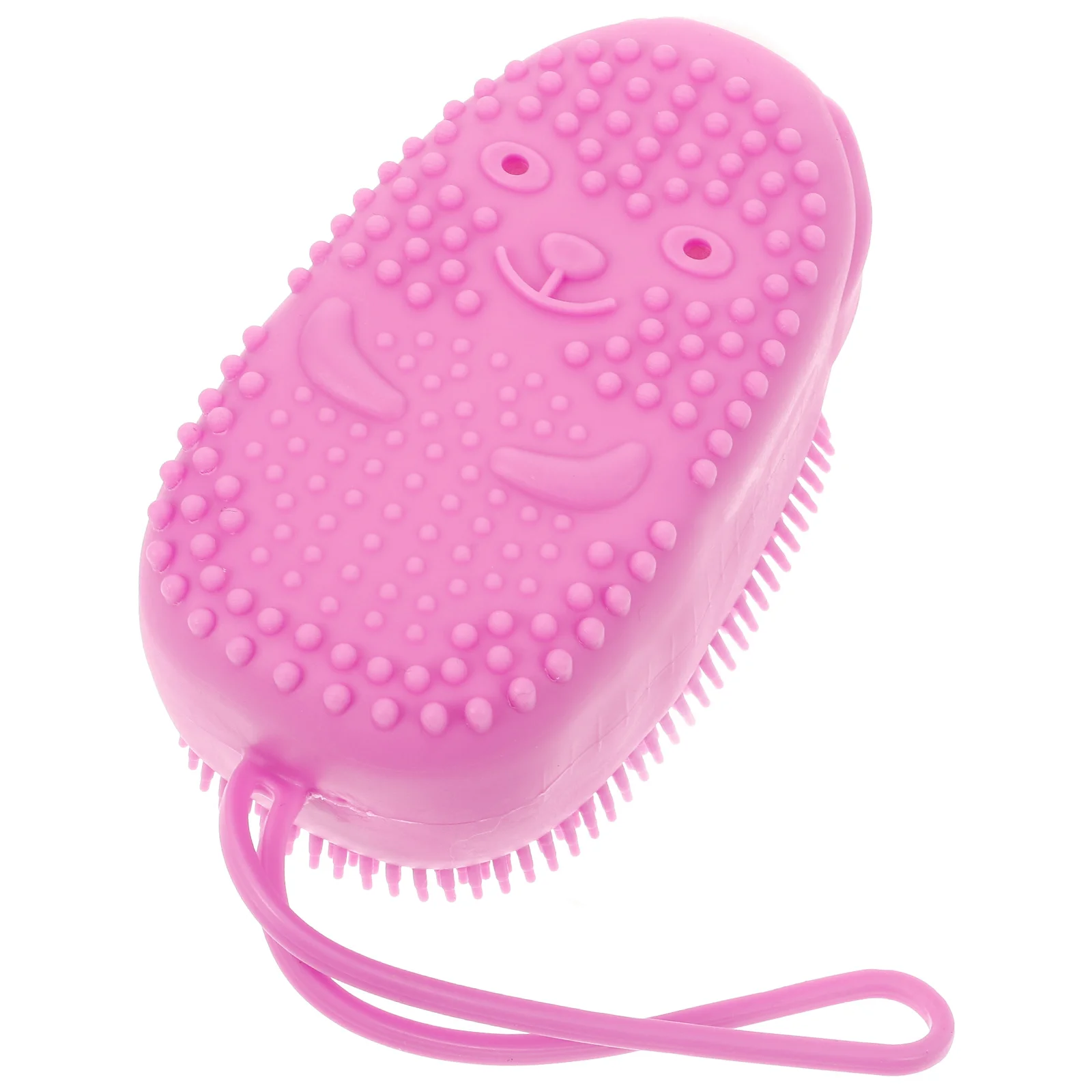 

Automatically Soak Bath Scrub Silicone Bath Brush Soap Storage Bath Tool Portable Bathbrushes for Home Bathroom Hotel (Without S