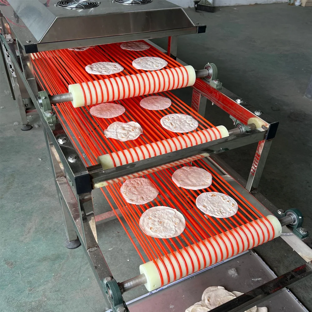 

Commercial Turkish Machine Pita Bread Production Line Roti Chapati Make Machine for Home Use