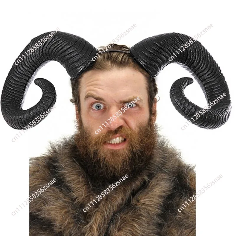Croissants cos headbands perform props Wan Christmas dark kill demon horn headdress