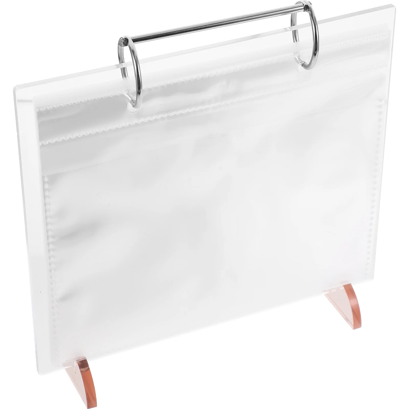 

Desktop Calendar Holder Multi-Functional Acrylic Stand For Photos Files Cards Message Rack Tabletop Sign Display Board