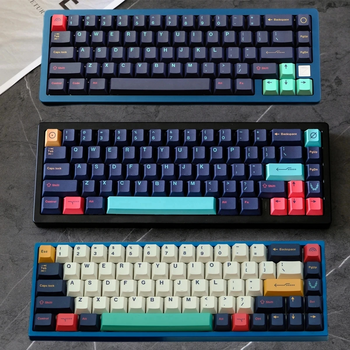 

129 Keys/set GMK Metropolis Keycaps Cherry Profile Key Caps PBT Dye Subbed Keycap For 61/64/68/75/87/104/980 Layouts