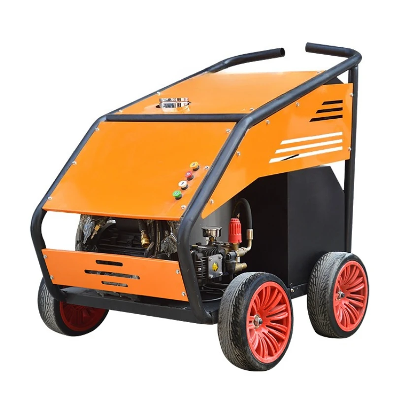 

High temperature and high pressure hot water cleaning machine, complete production models