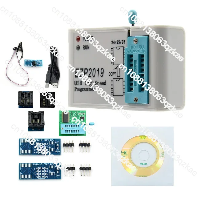 EZP2019 high speed SPI FLASH programmer 24/25/93 bios 25T80 burning, offline copying