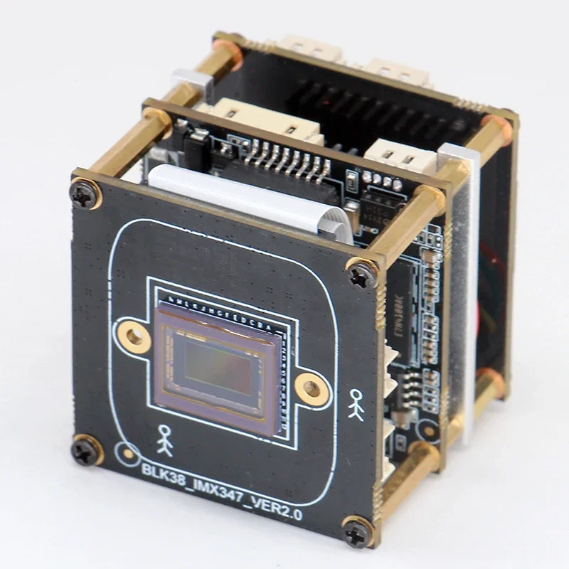 NEW WIFI Camera Module + TF Card Slot 4MP Super Starlight IMX347 Ultra Low Light Wide Dynamic Range IP Camera Board SIP-K347A-TW