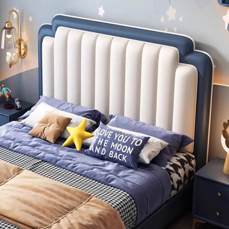 Decoration Storage Kids Beds Safety Europe Cheap Wooden Custom Kids Beds Single Design Modern Letto Bambini Furniture Home