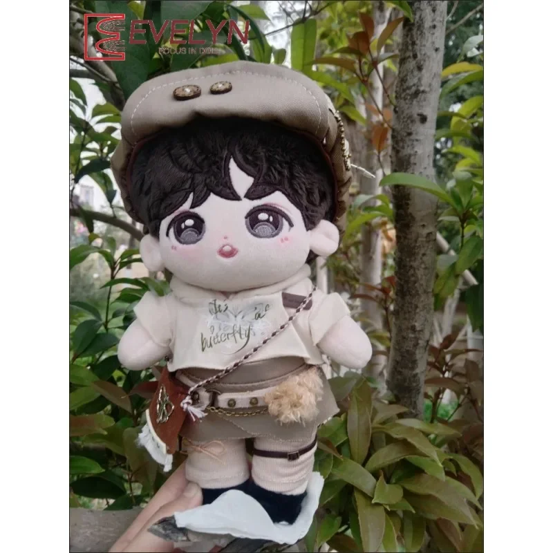 Evelyn（Doll）Trendy Dressing Game DIY 20cm Cotton Toy Clothes Fashion Casual Tops Hat Shoes Suit Cute Replacement Outfit No Doll