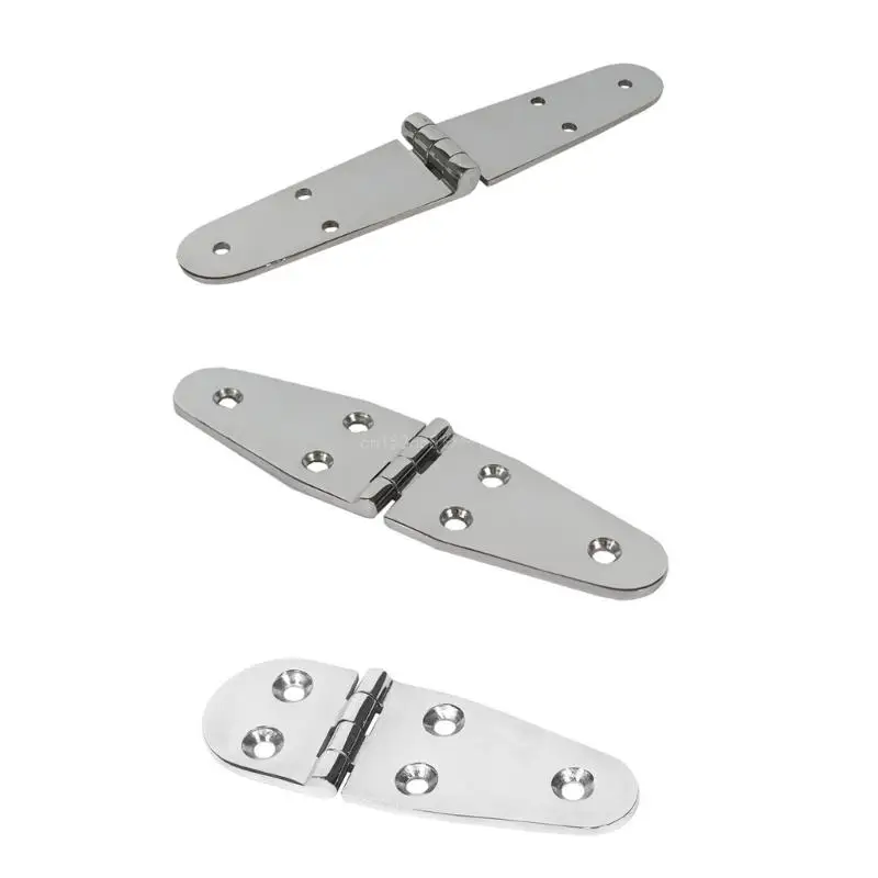 Boat Hatches Hinge Stainless Steel Casting Deck Cabinet Strap Hinges for Boats